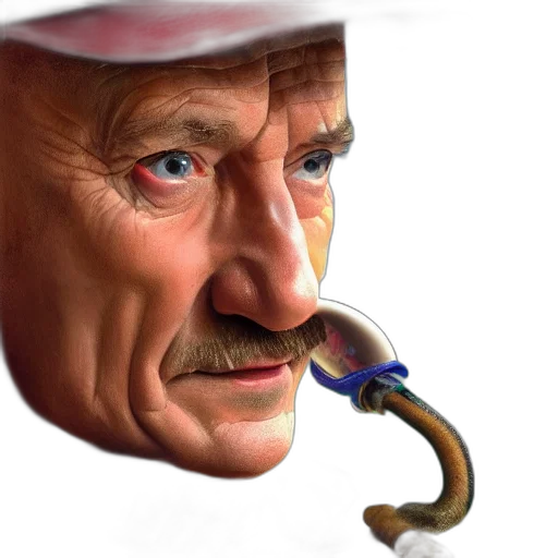 face, hat, staff, mask transparent PNG cut-out