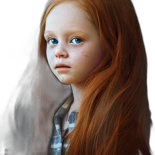 hair, face, dress, creature, photorealistic, oil painting, fantasy art, 3d render transparent PNG cut-out