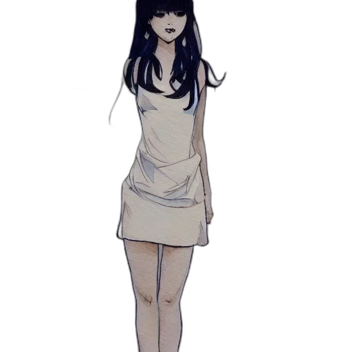 dress, creature, face, staff, anime, concept art, pixel art, cartoon transparent PNG cut-out