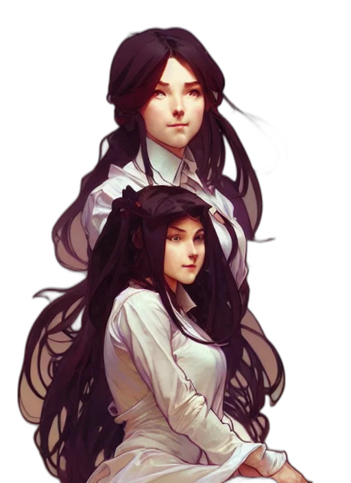 hair, concept art, fantasy art, pixel art transparent PNG cut-out