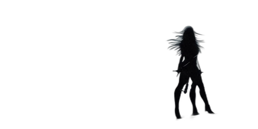 hair, creature, mask, dress, concept art, comic book art, fantasy art, anime transparent PNG cut-out