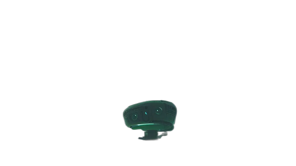 hat, robot, crown, furniture, 3d render, vaporwave, concept art, photorealistic transparent PNG cut-out