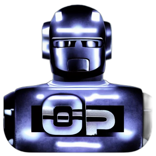 robot, 3d render, cyberpunk, pixel art transparent PNG cut-out