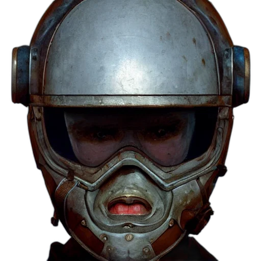 mask, face, robot, creature transparent PNG cut-out
