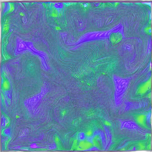 dragon, robot, creature, hair, vaporwave, outer space, underwater, green transparent PNG cut-out