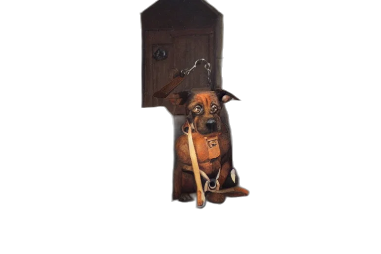 animal, furniture, staff, creature, concept art, 3d render, photorealistic, oil painting transparent PNG cut-out