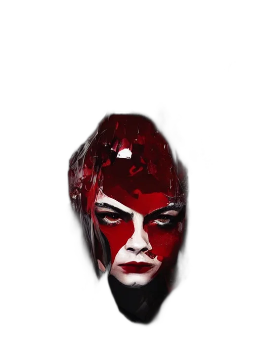 mask, face, crown, creature transparent PNG cut-out