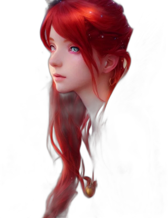 face, dragon, crown, dress transparent PNG cut-out