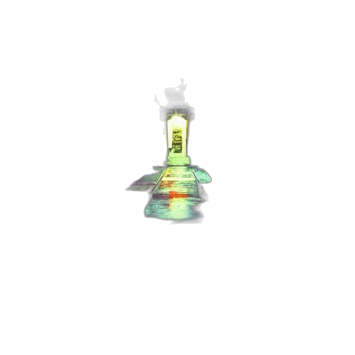 bottle, weapon, staff, jewelry, 3d render, concept art, pixel art, vaporwave transparent PNG cut-out