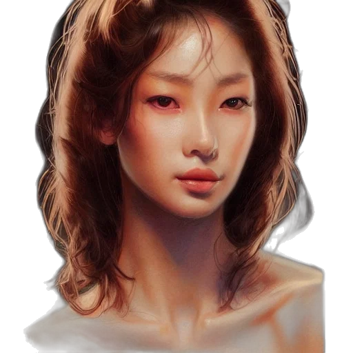 face, hair, mask, jewelry transparent PNG cut-out