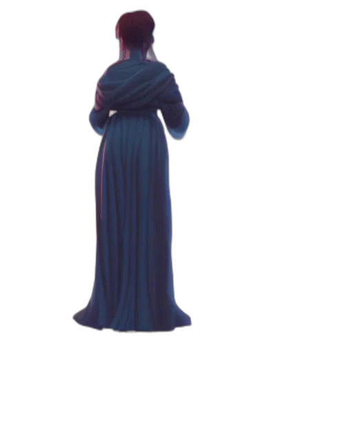 dress, staff, crown, hat transparent PNG cut-out