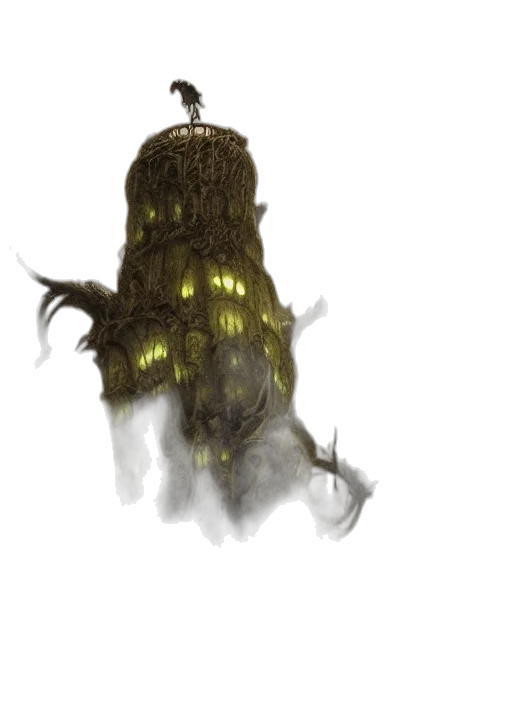 crown, creature, hat, staff transparent PNG cut-out