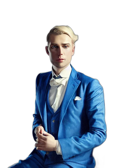 jacket, staff, face, photorealistic transparent PNG cut-out