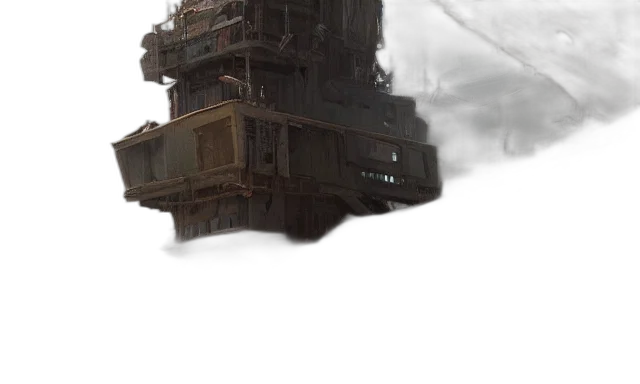 robot, building, weapon, dragon transparent PNG cut-out