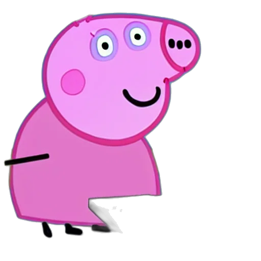 animal, creature, robot, staff, cartoon, concept art, 3d render, peppa transparent PNG cut-out