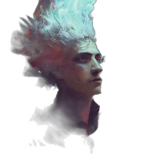 crown, face, creature, dragon transparent PNG cut-out