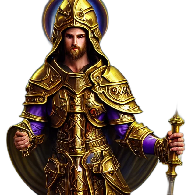 sword, staff, fantasy art, concept art, pixel art, photorealistic, golden, holy transparent PNG cut-out