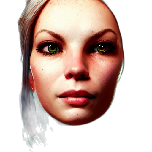 face, mask, robot, creature, photorealistic, 3d render, concept art, fantasy art transparent PNG cut-out