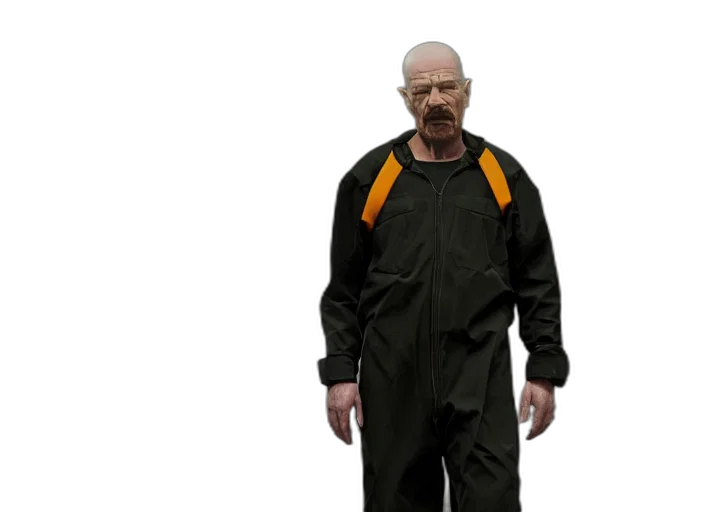 jacket, staff, creature, face transparent PNG cut-out