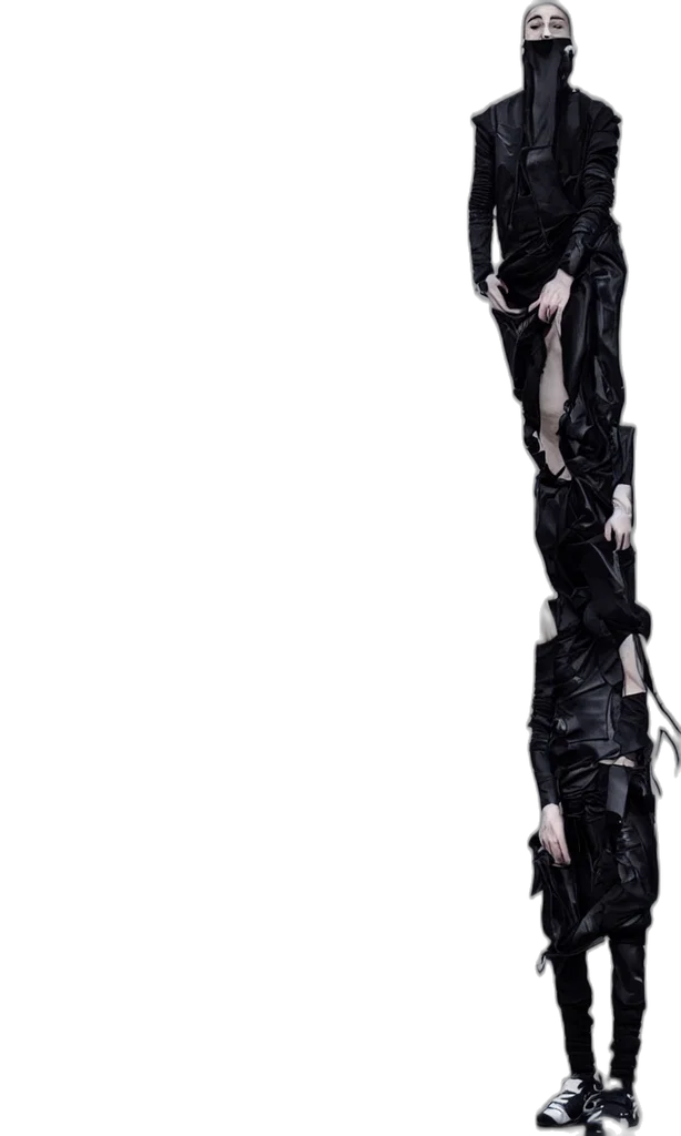 dress, staff, jacket, shoes transparent PNG cut-out