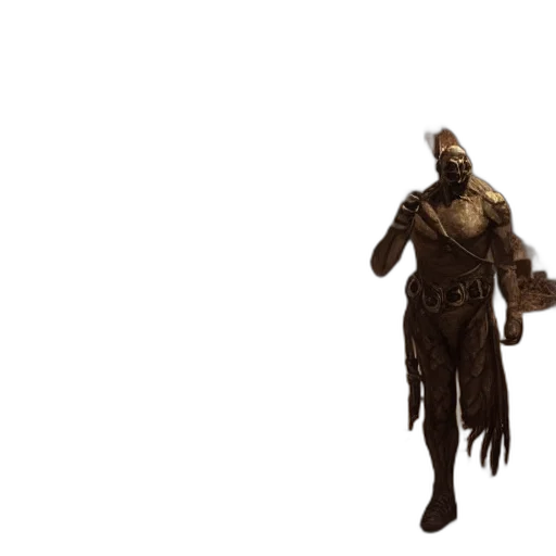 creature, weapon, mask, staff transparent PNG cut-out