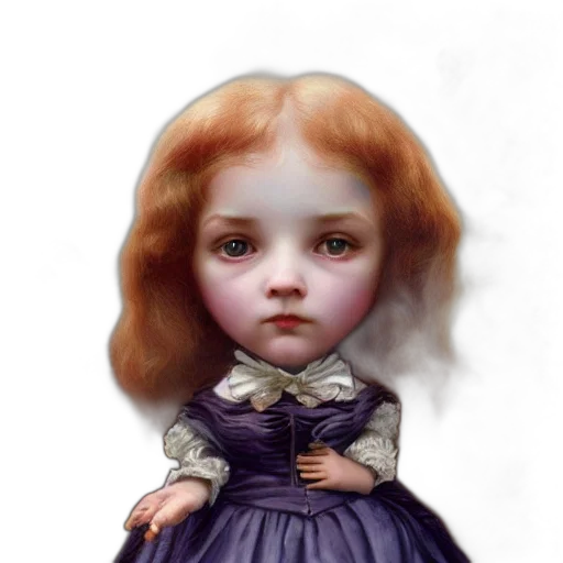 dress, face, photorealistic, fantasy art transparent PNG cut-out