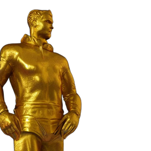 golden, portrait, ussr, gold transparent PNG cut-out