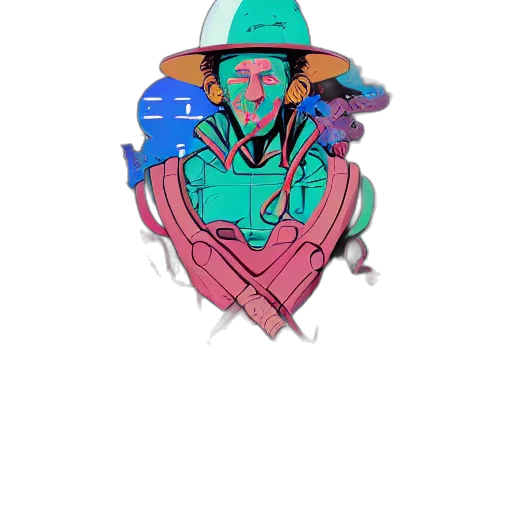 hat, robot, jacket, jewelry transparent PNG cut-out