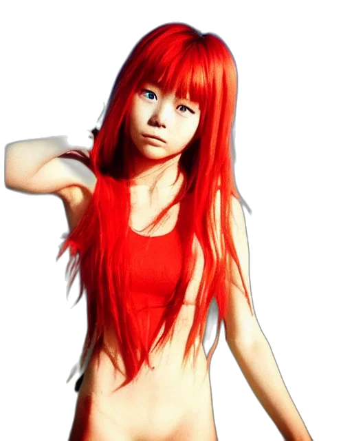 hair, dress, photorealistic, 3d render transparent PNG cut-out