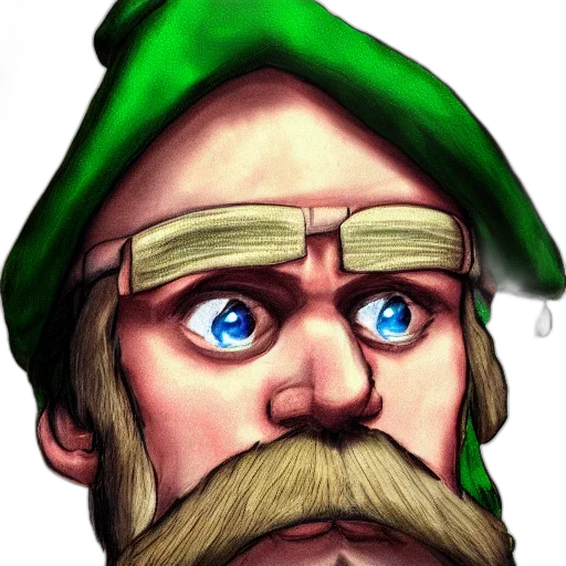 face, staff, hat, weapon, fantasy art, concept art, comic book art, photorealistic transparent PNG cut-out