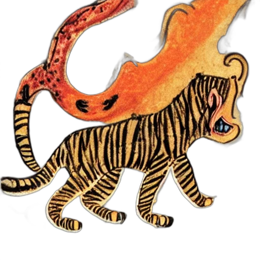 dragon, animal, creature, staff, concept art, watercolor, fantasy art, pixel art transparent PNG cut-out