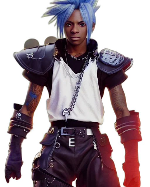 staff, sword, weapon, concept art, cyberpunk, fantasy art, blue, highly transparent PNG cut-out