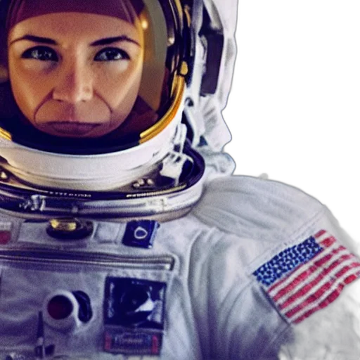 outer space, astronaut, space, close transparent PNG cut-out