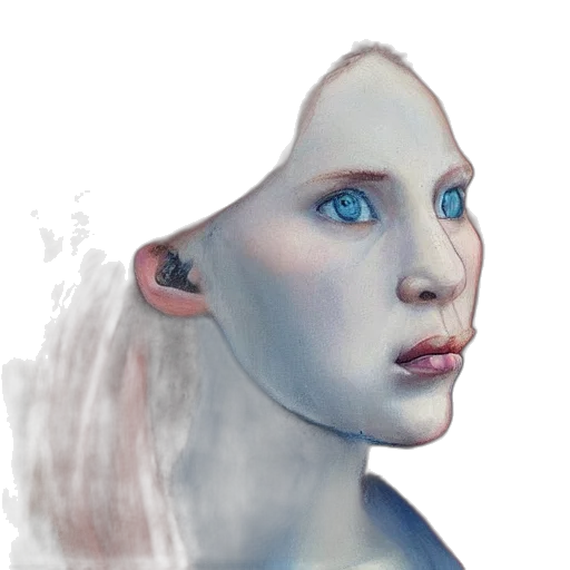 face, robot, mask, creature, photorealistic, fantasy art, concept art, watercolor transparent PNG cut-out