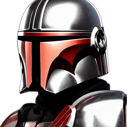 mask, robot, concept art, comic book art, photorealistic, 3d render, crisp, quality transparent PNG cut-out