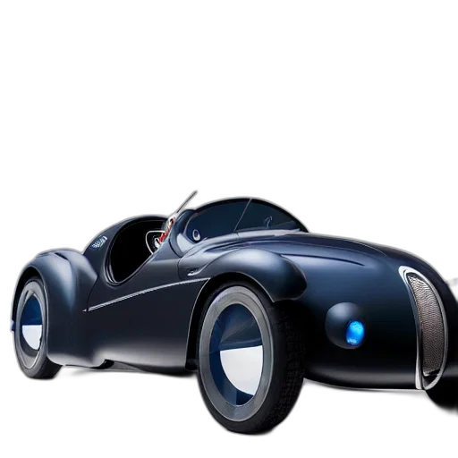 car, 3d render, concept art, photorealistic, futuristic, bugatti, type, atlantic transparent PNG cut-out