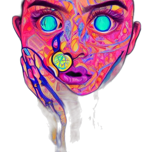 mask, face, creature, jewelry transparent PNG cut-out