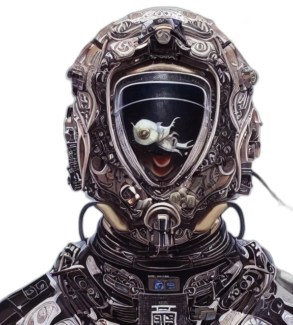robot, mask, face, creature transparent PNG cut-out