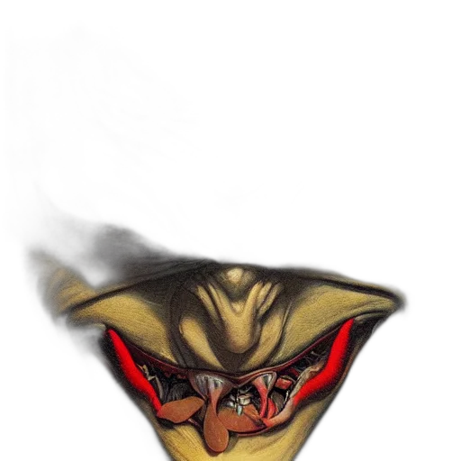 mask, face, hat, dragon, concept art, photorealistic, watercolor, comic book art transparent PNG cut-out