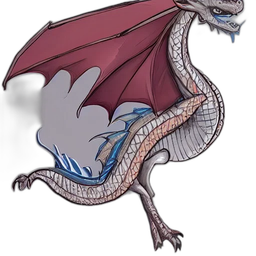 dragon, creature, staff, animal, concept art, fantasy art, pixel art, 3d render transparent PNG cut-out