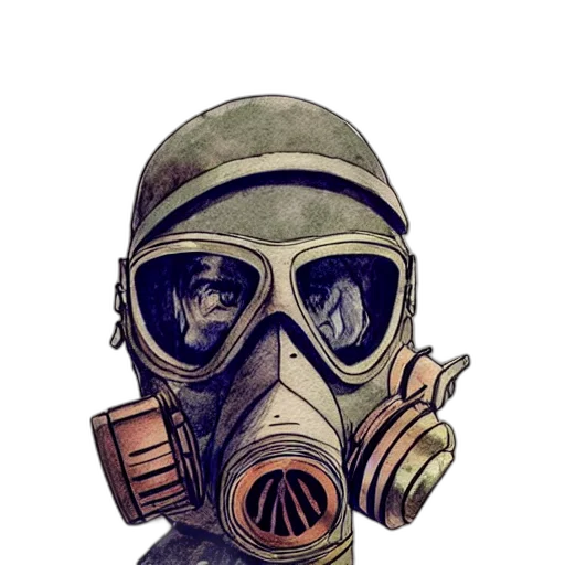 mask, face, weapon, jacket transparent PNG cut-out