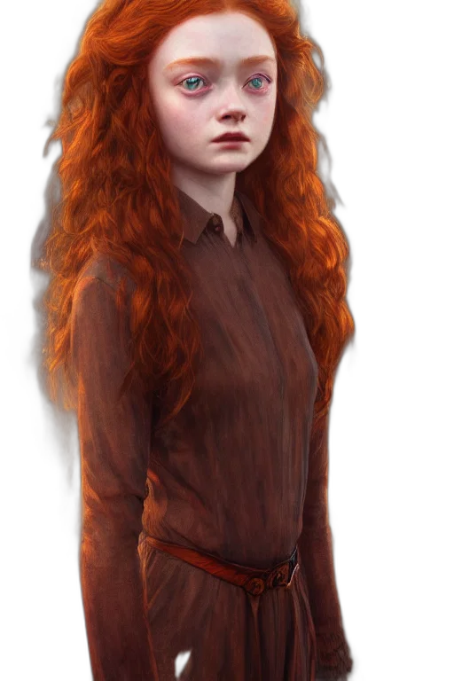 hair, staff, dress, jacket, fantasy art, concept art, photorealistic, 3d render transparent PNG cut-out