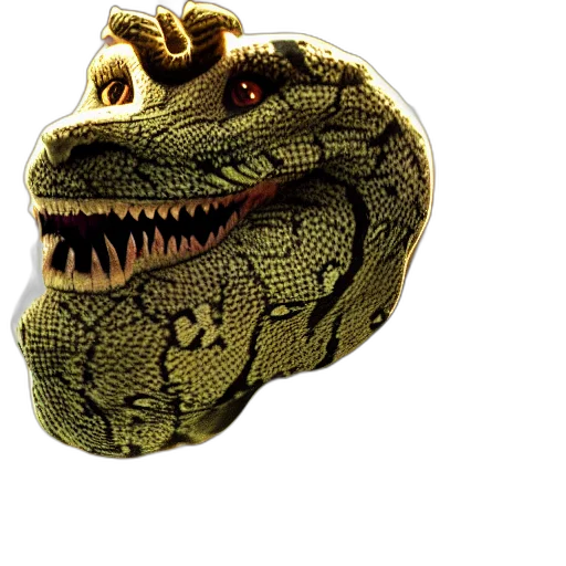 dragon, mask, creature, animal transparent PNG cut-out