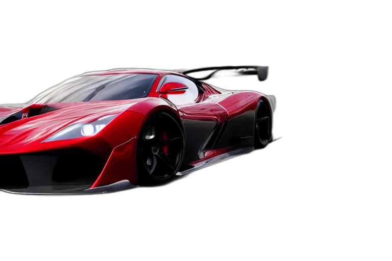 car, 3d render, photorealistic, concept art transparent PNG cut-out