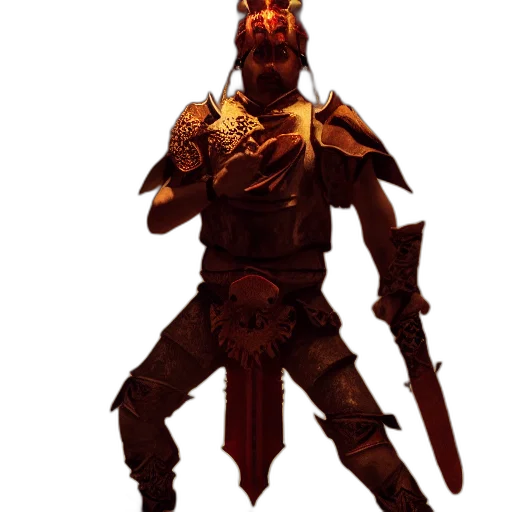 staff, sword, weapon, creature, concept art, fantasy art, pixel art, 3d render transparent PNG cut-out