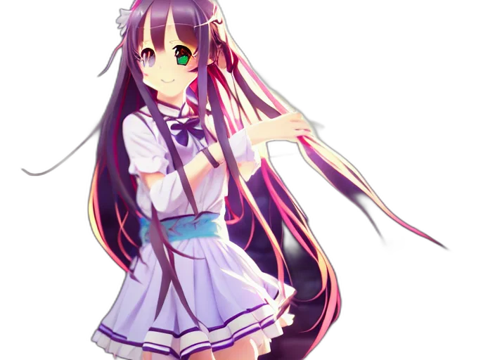 dress, staff, weapon, creature transparent PNG cut-out