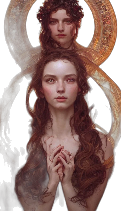 crown, face, fantasy art, concept art transparent PNG cut-out