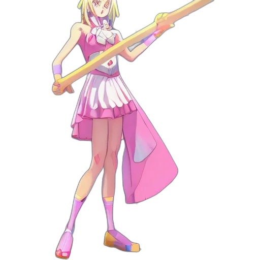 weapon, staff, dress, sword transparent PNG cut-out