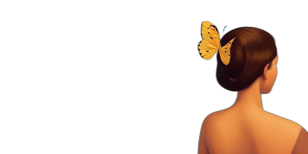 hat, crown, photorealistic, butterfly transparent PNG cut-out