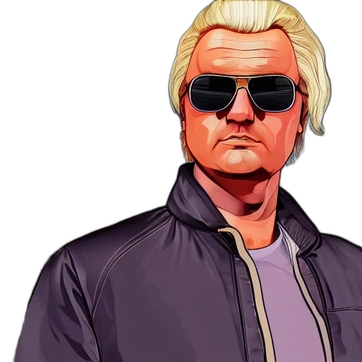 jacket, face, pixel art, concept art transparent PNG cut-out